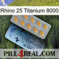 Rhino 25 Titanium 8000 44